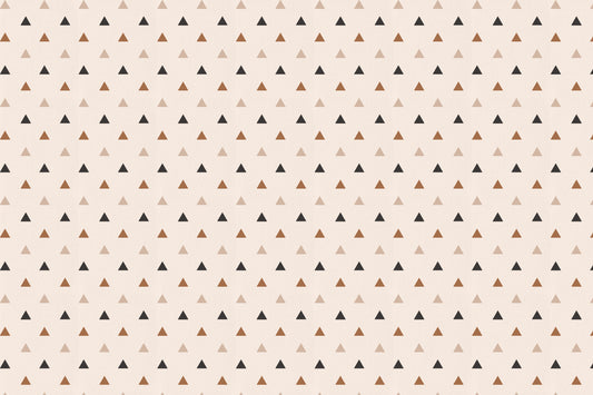 Earthy Triangles Wall Mural