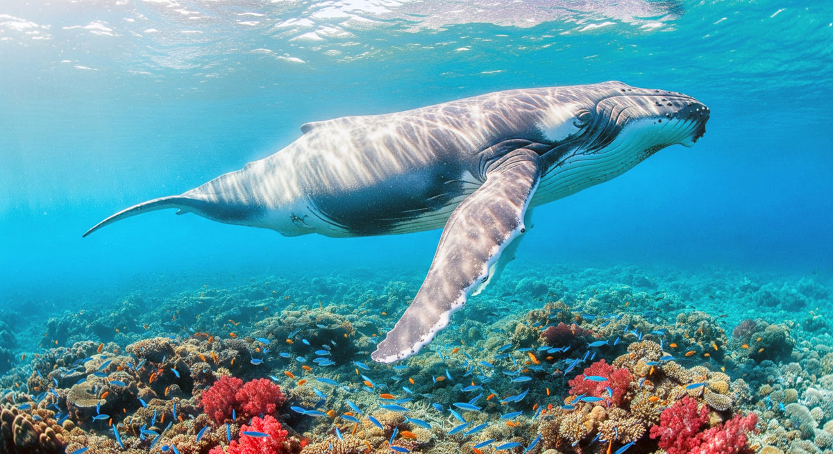 Ocean Giant Wall Mural in your room — zoomed