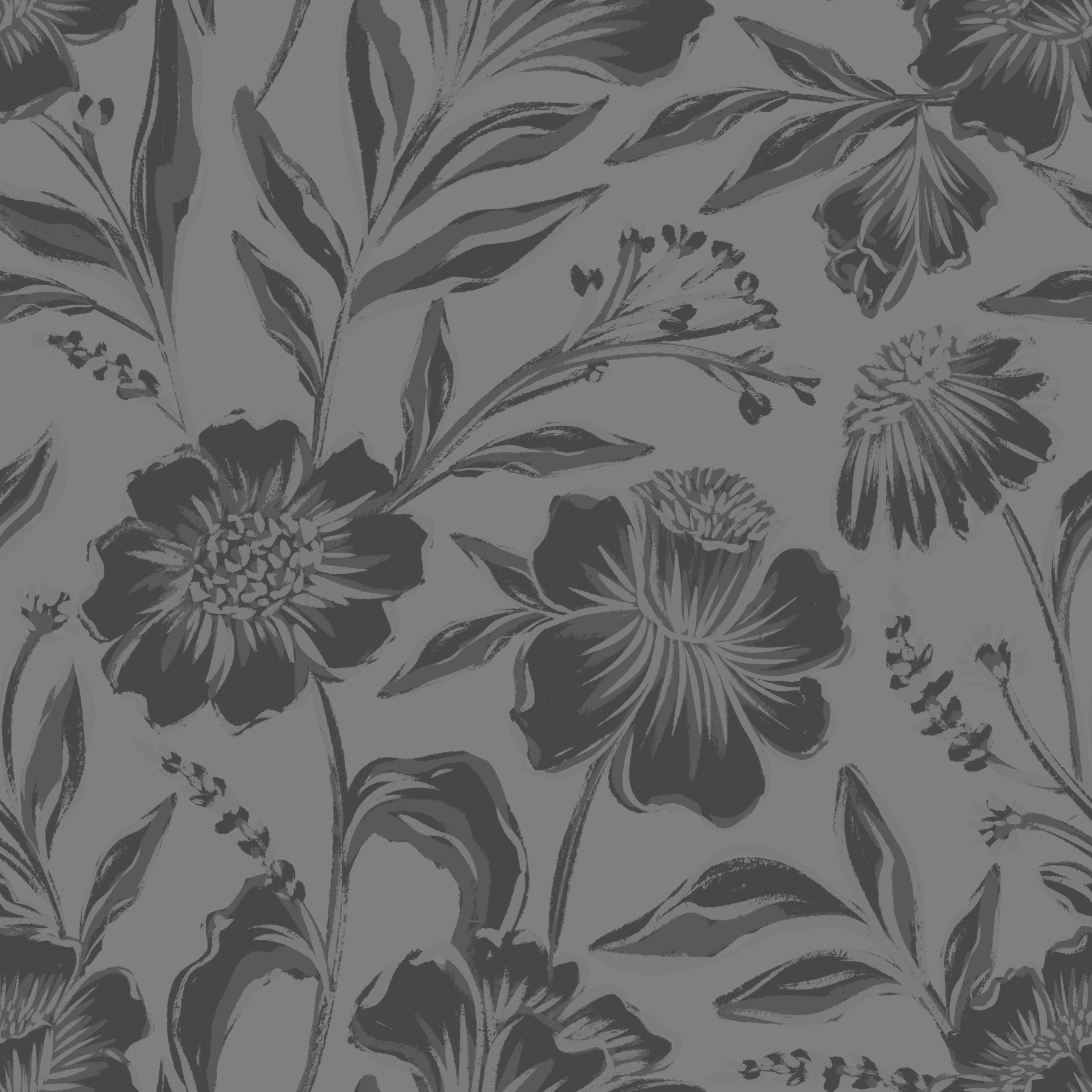 The background is light, allowing the floral shadows to stand out.
