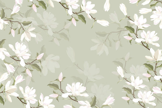 Blossom Branch Calm Wall Mural