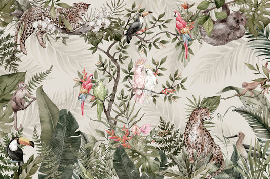 Exotic Canopy Wall Mural