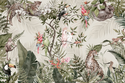 Exotic Canopy Wall Mural
