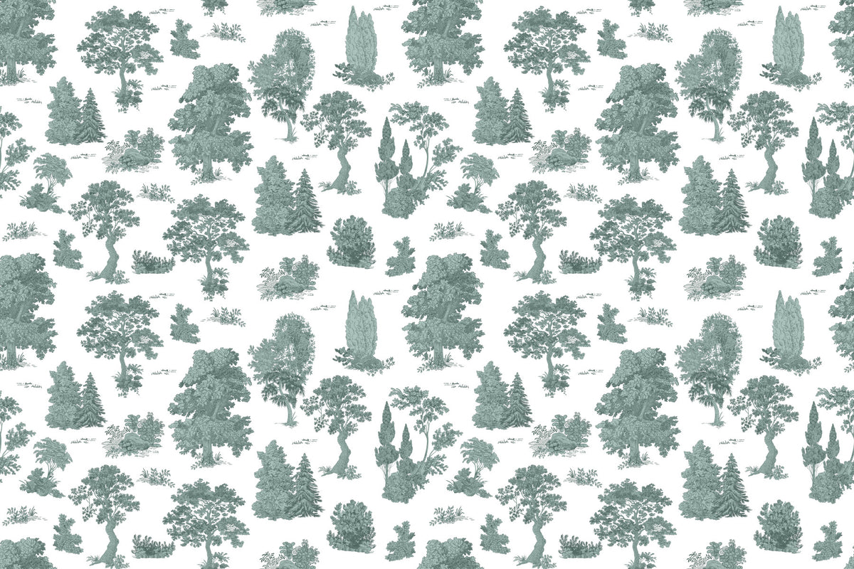 Verdant Grove Wall Mural in your room
