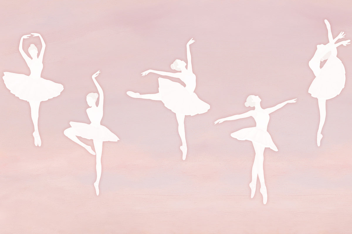 Pink Pirouettes Wall Mural
