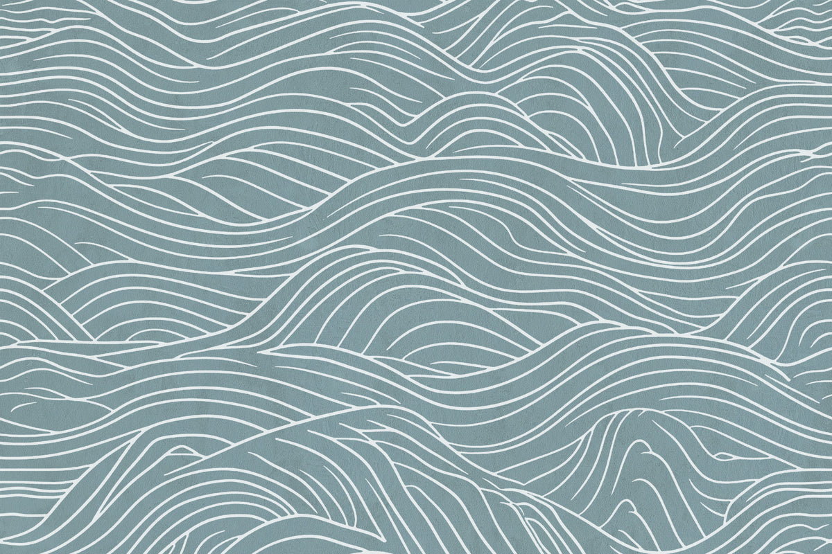 Zen Waves Wall Mural in your room