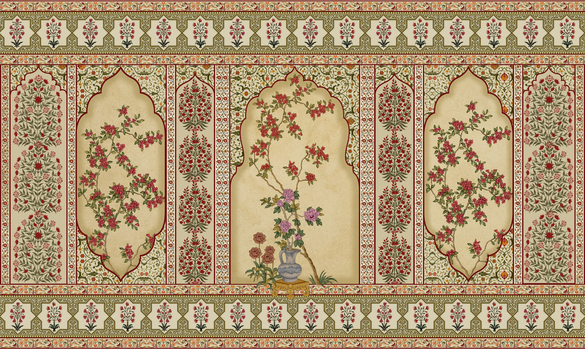 Jharokha-e-Bagh Wall Mural in your room