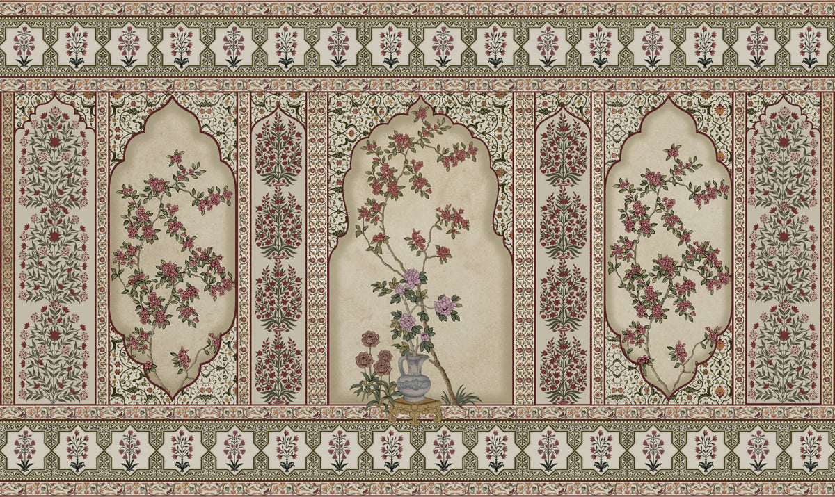 Jharokha-e-Virasat Wall Mural in your room