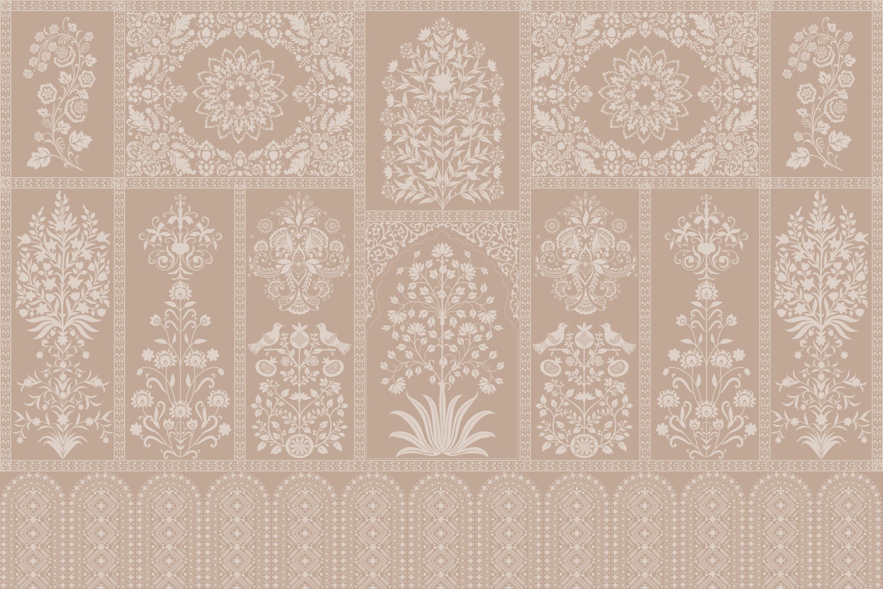 Shilpkaar Wall Mural in your room — zoomed