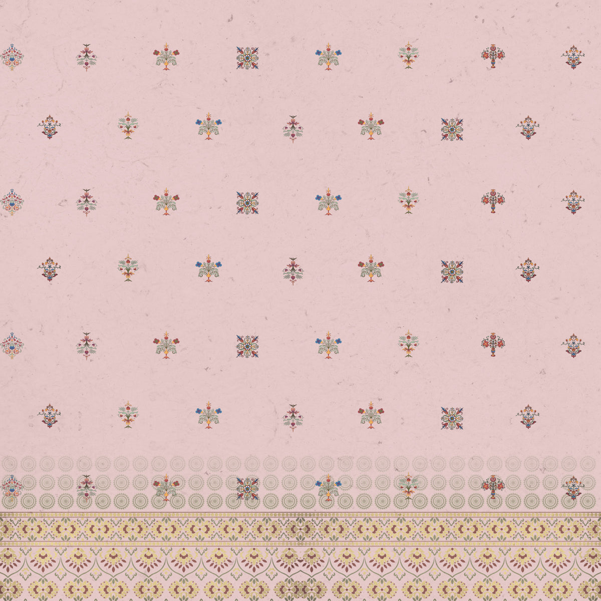 Zardozi Pink Wall Mural