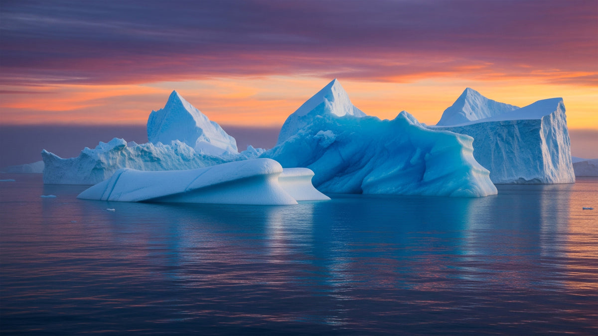 Arctic Twilight Wall Mural in your room
