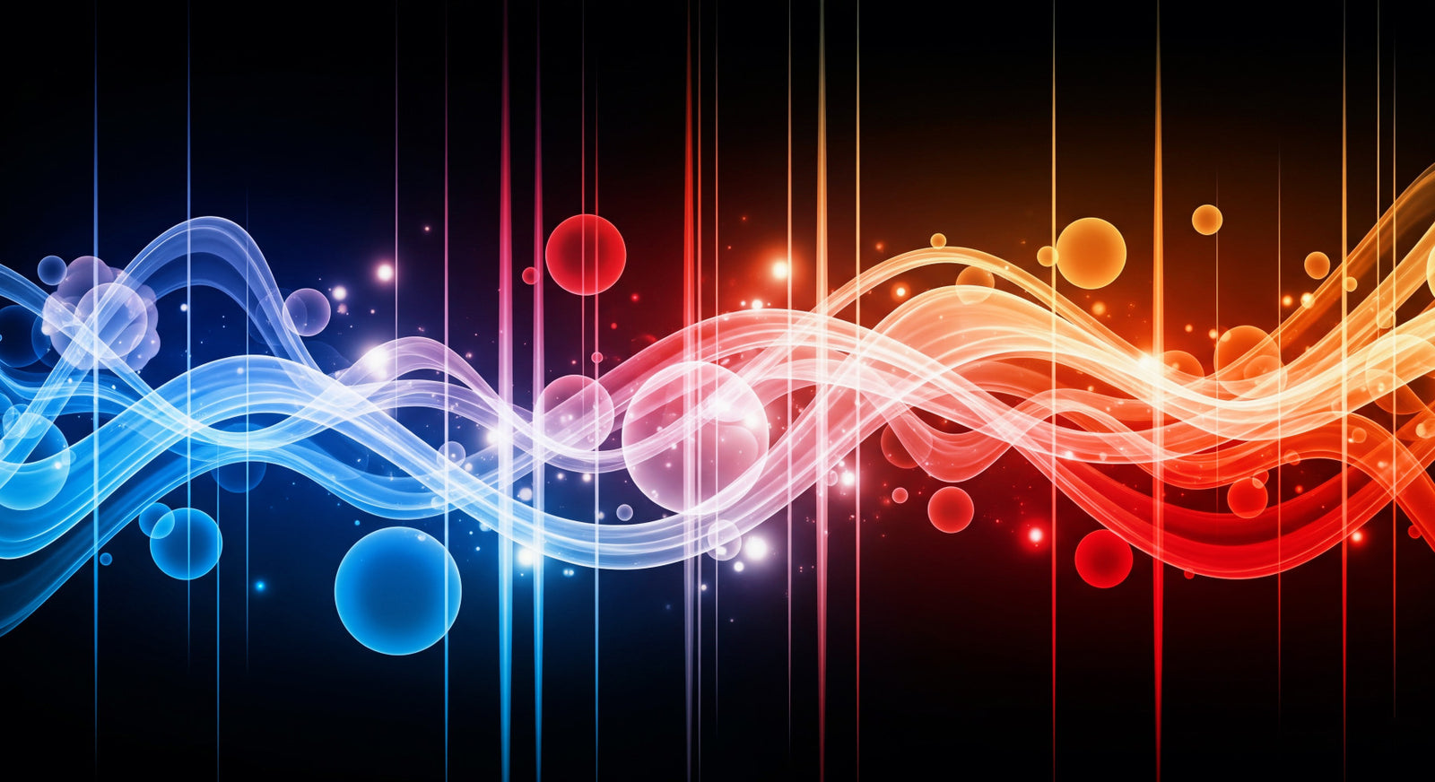 Chromatic Waves Wall Mural