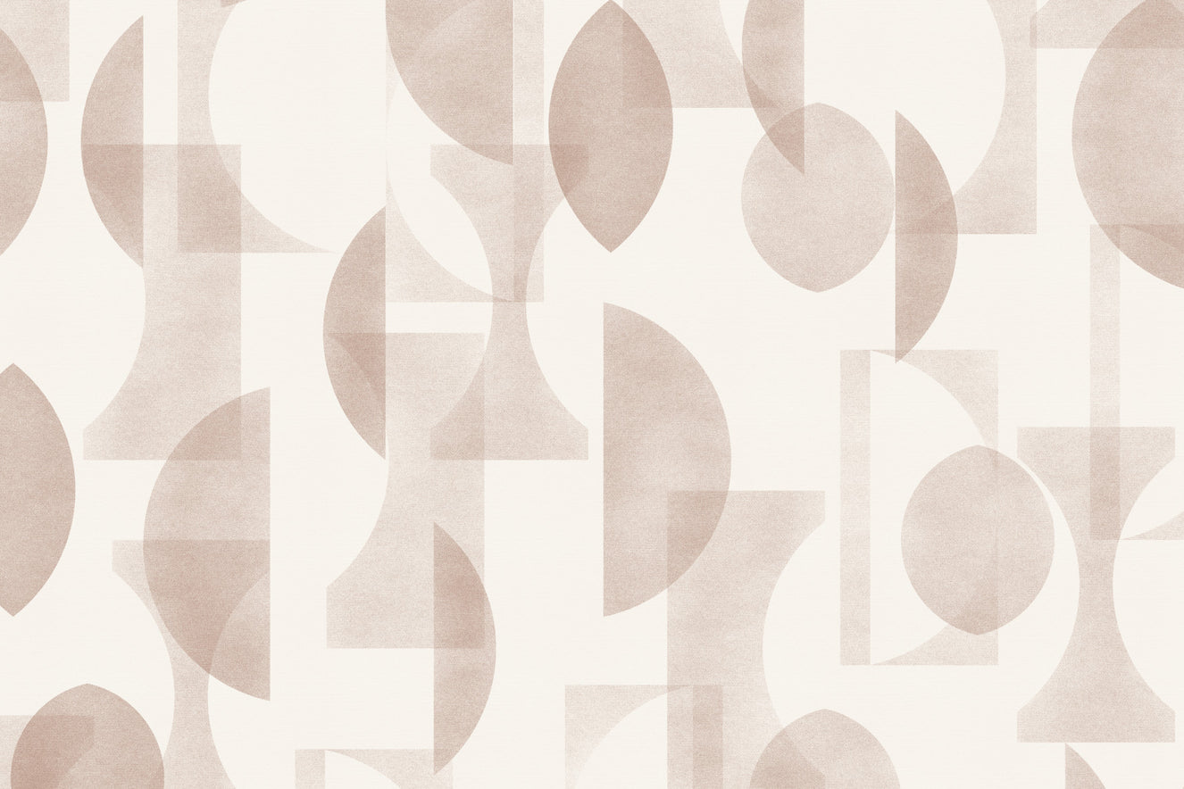 Geometrica Mocha Wall Mural