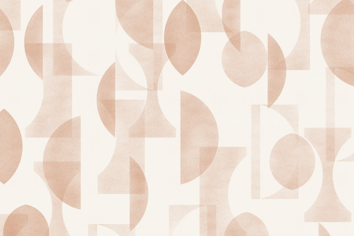 Geometrica Caramel Wall Mural