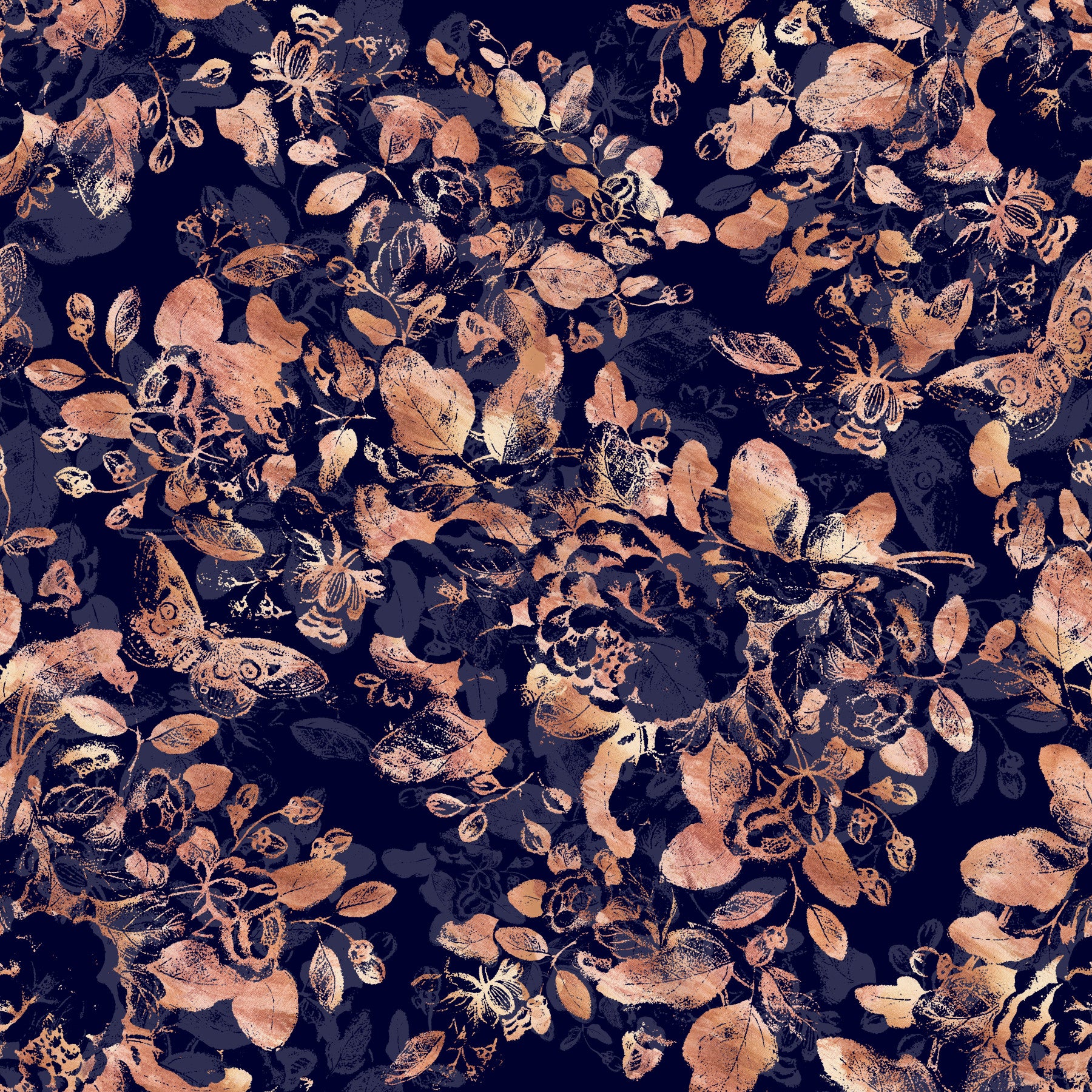 Botanical Noir Wallpaper⁠