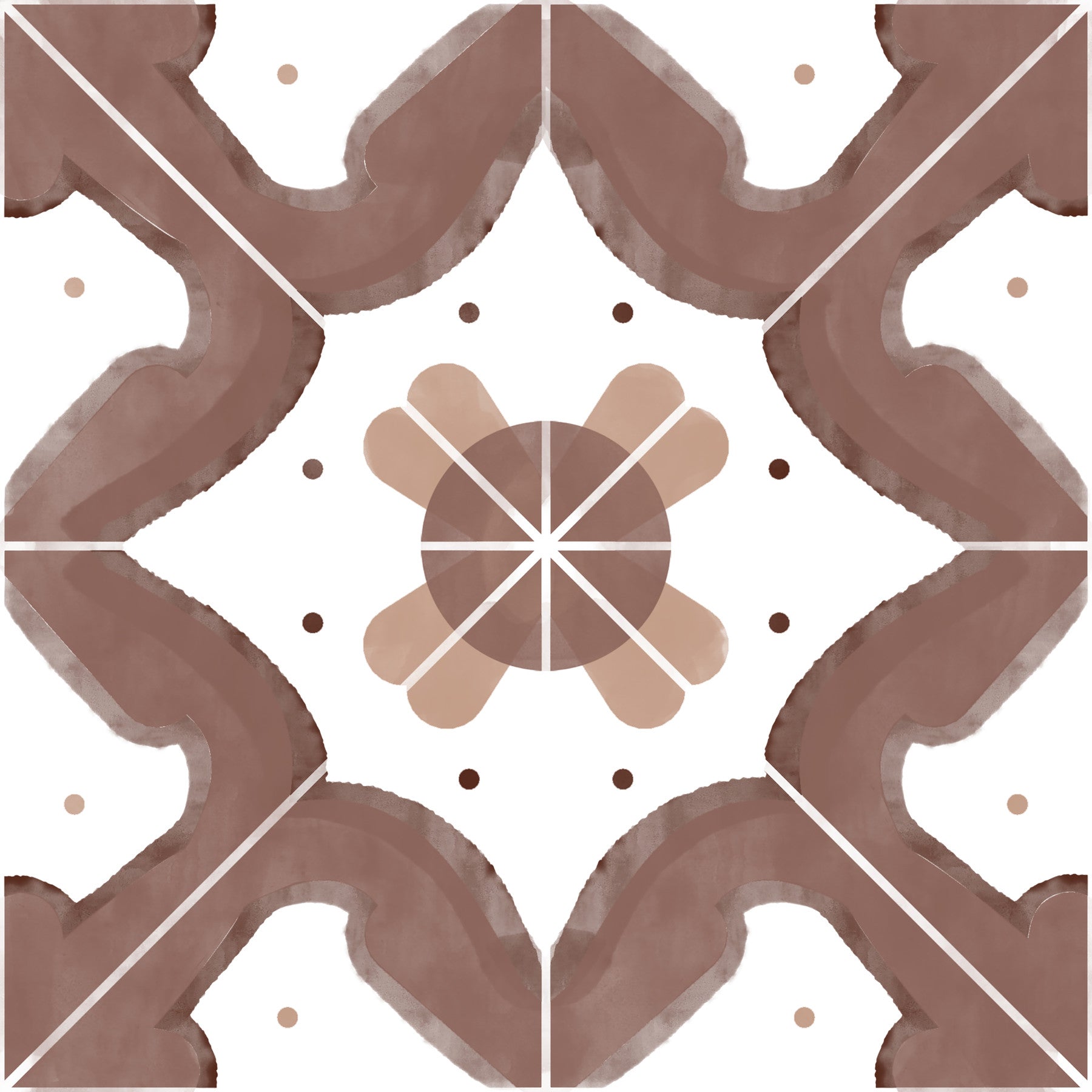 Wall decor with a warm, earthy tone

