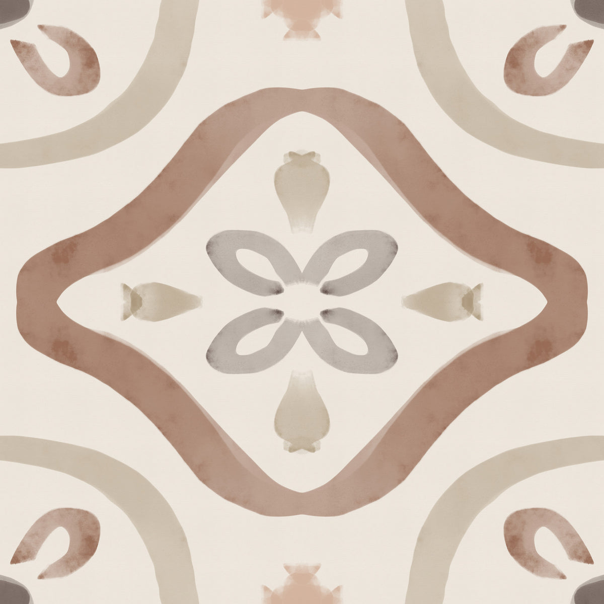 Classic Italian Decor Earthy Wallpaper⁠ in your room
