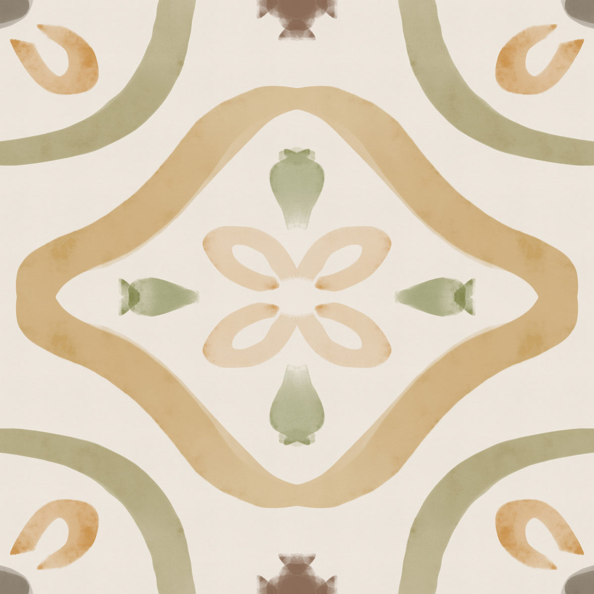 Classic Italian Decor Muted Wallpaper⁠ in your room
