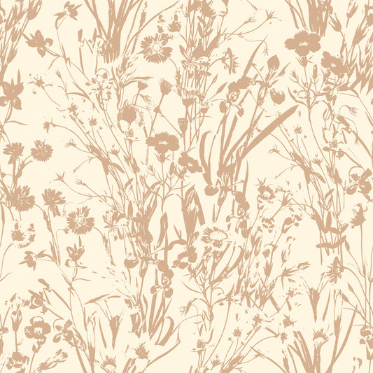 Nature Creamy Print Wallpaper⁠