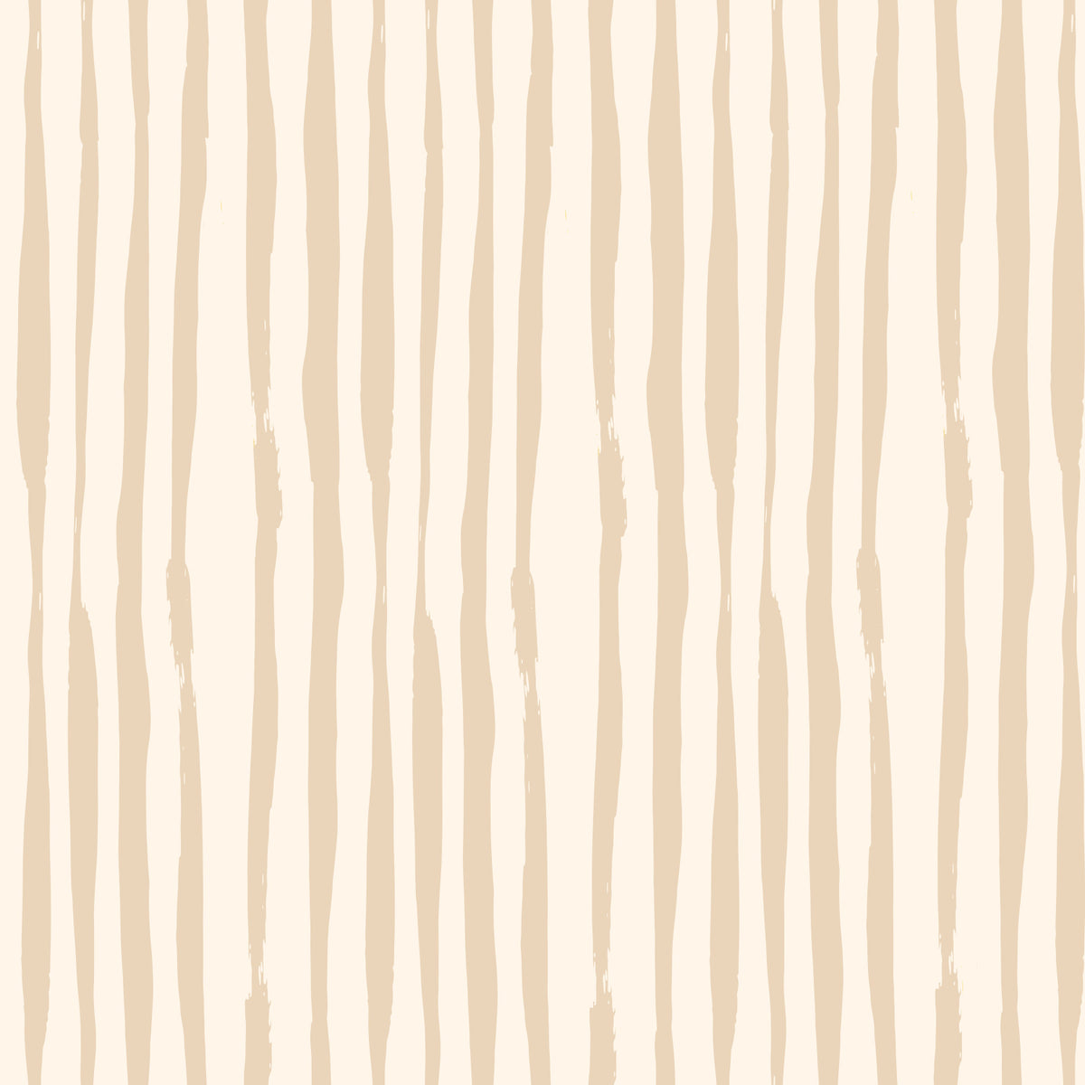 Painted Beige Stripes Wallpaper⁠ in your room