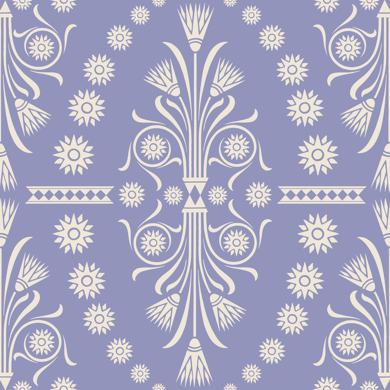 Purple Decorative Ornament Wallpaper⁠