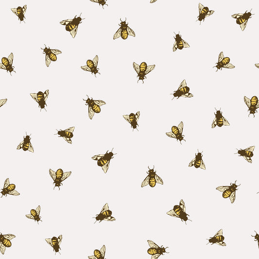 Hand Drawn Bees Wallpaper⁠