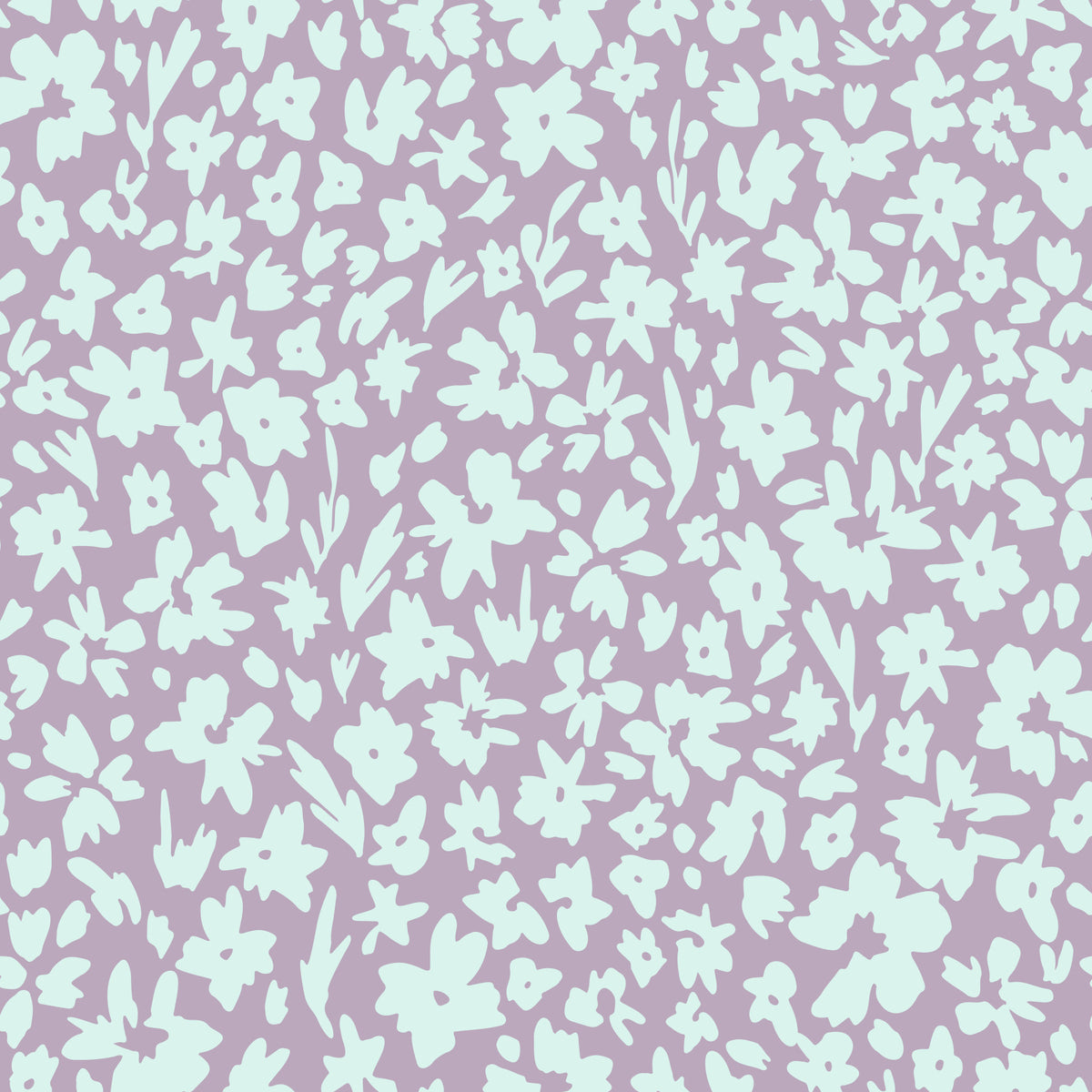 Sketched Flowers Wallpaper⁠ in your room
