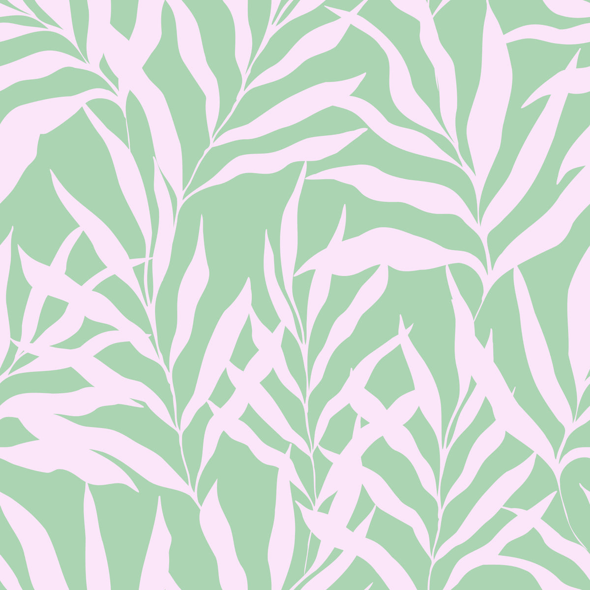Wavy Palms Wallpaper⁠ in your room — zoomed