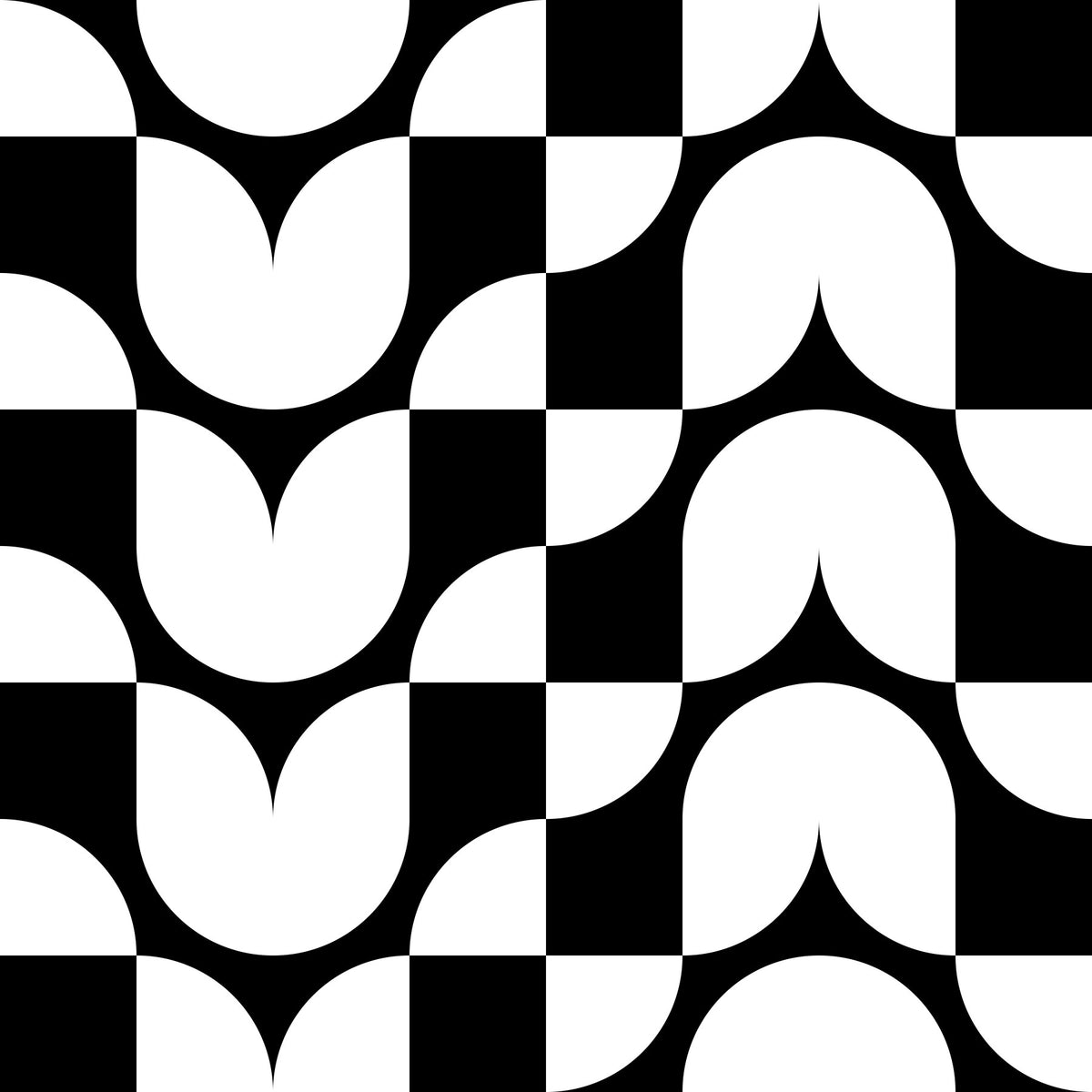 Geometric Tulips Wallpaper⁠