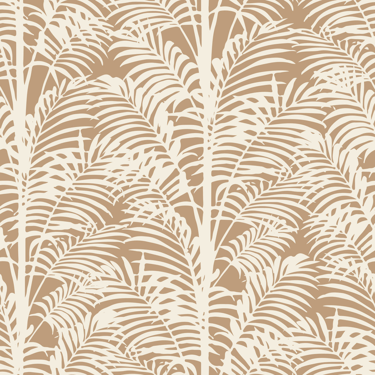 Creamy Palms Wallpaper⁠ in your room — zoomed