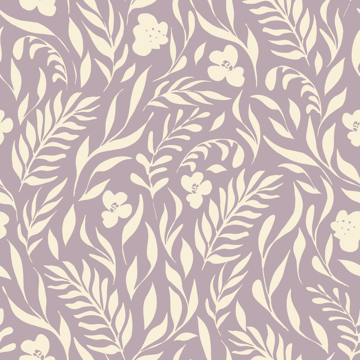 Botanical Shapes Wallpaper⁠ in your room — zoomed