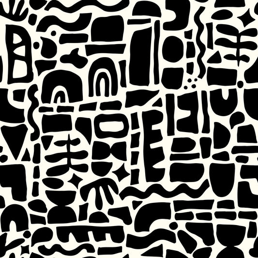 Cut-out Shapes Wallpaper⁠