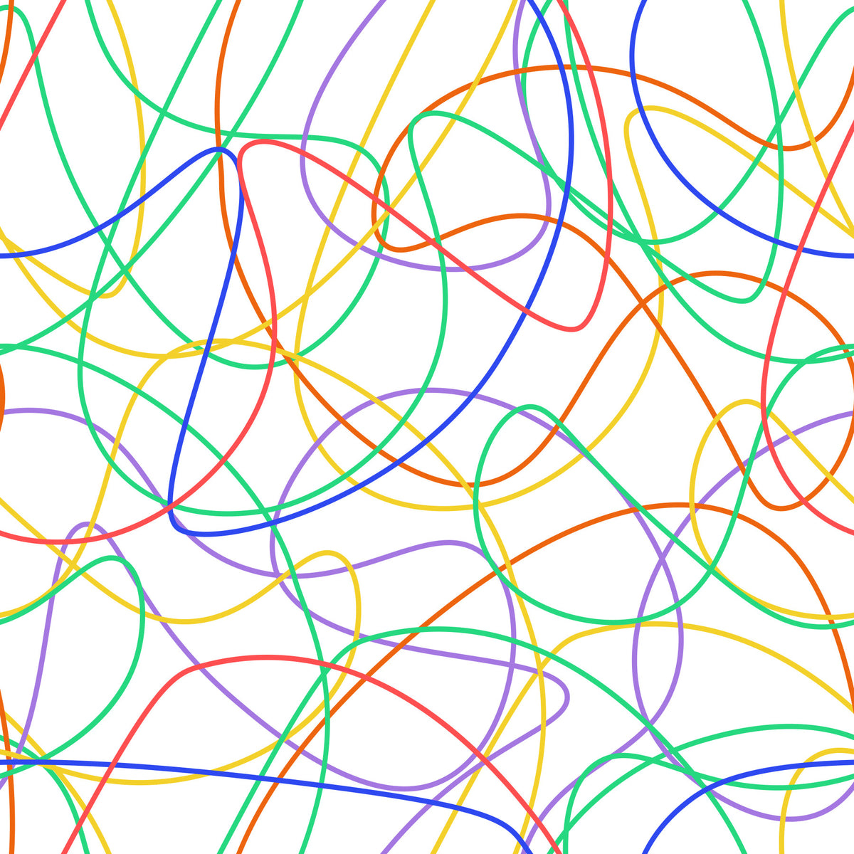 Colorful Line Print Wallpaper⁠ in your room — zoomed