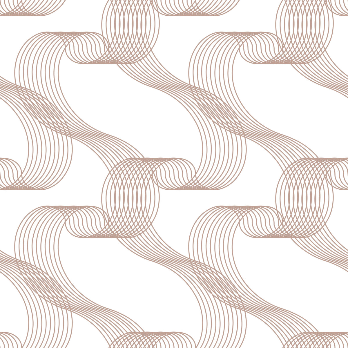 Bright Linear Oytline Waves Wallpaper⁠ in your room