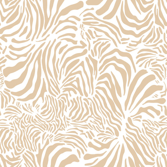 Creamy Zebra Wallpaper⁠