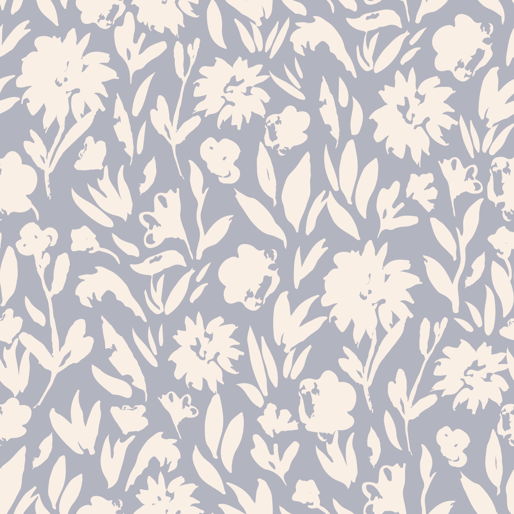 Bright Painted Flowers Wallpaper⁠