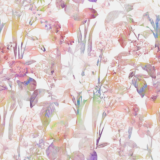 Decorative Boho Flowers Wallpaper⁠