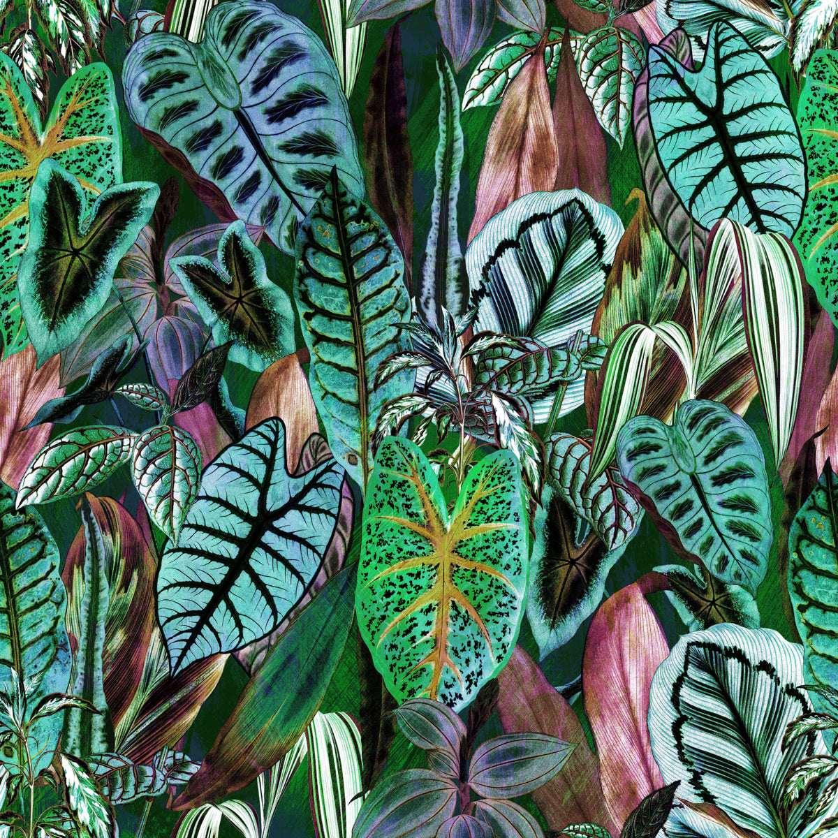 Green Foliage Wallpaper⁠