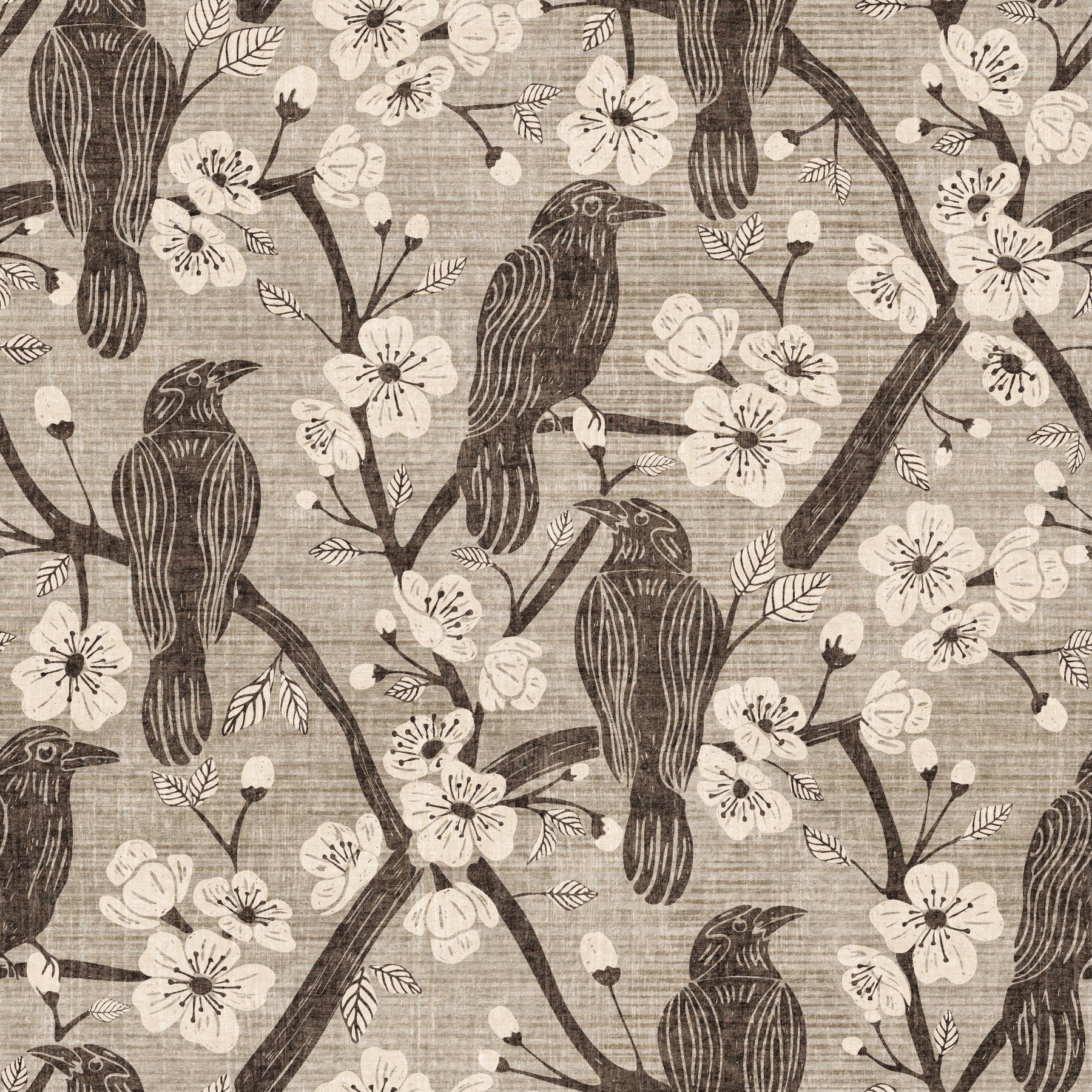 Bloom & Crows graceful decor wallpaper 