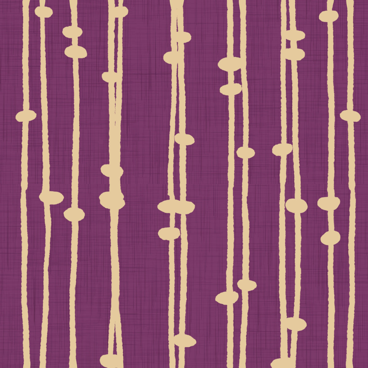 Boho Jewel Tone Stripes Retro Purple Wallpaper⁠ in your room — zoomed