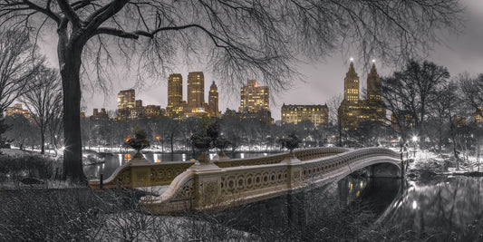 NYC Winter Lights Wall Mural