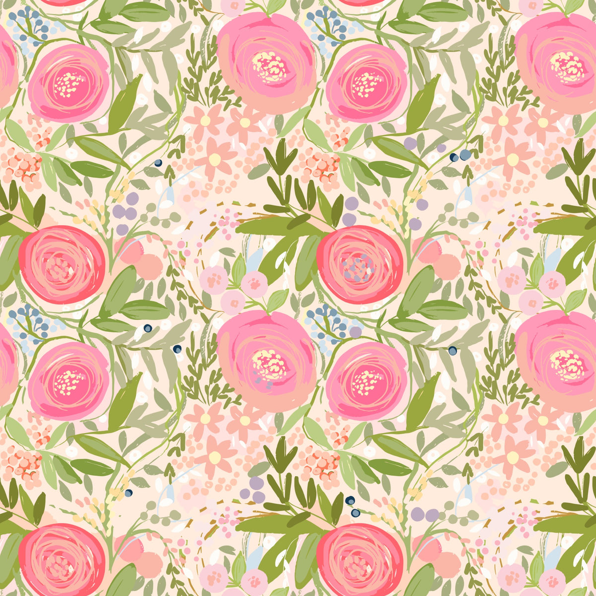 Rosy Reverie Wallpaper⁠ in your room — zoomed