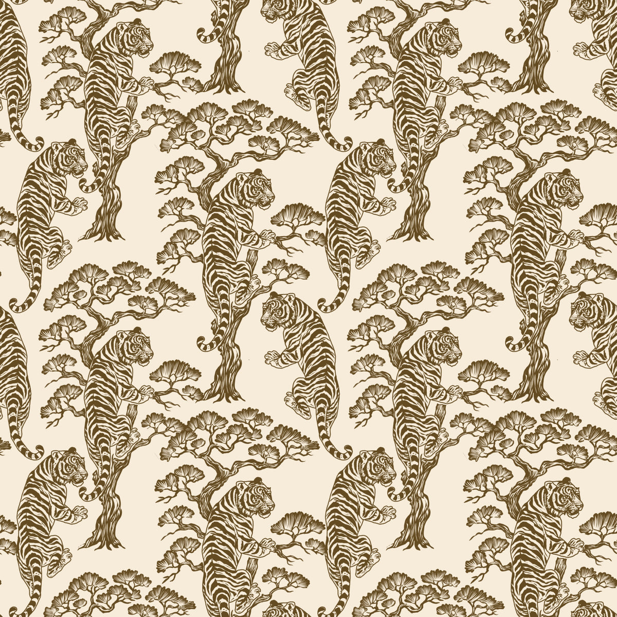 Exotic Tigers  Wallpaper⁠ in your room