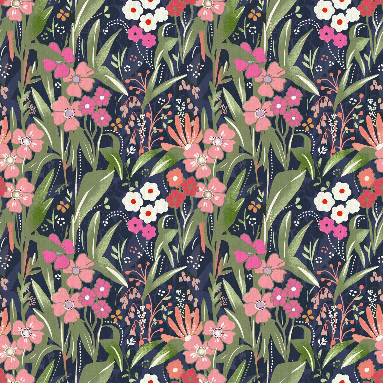 Bloom Night Flowers Wallpaper⁠