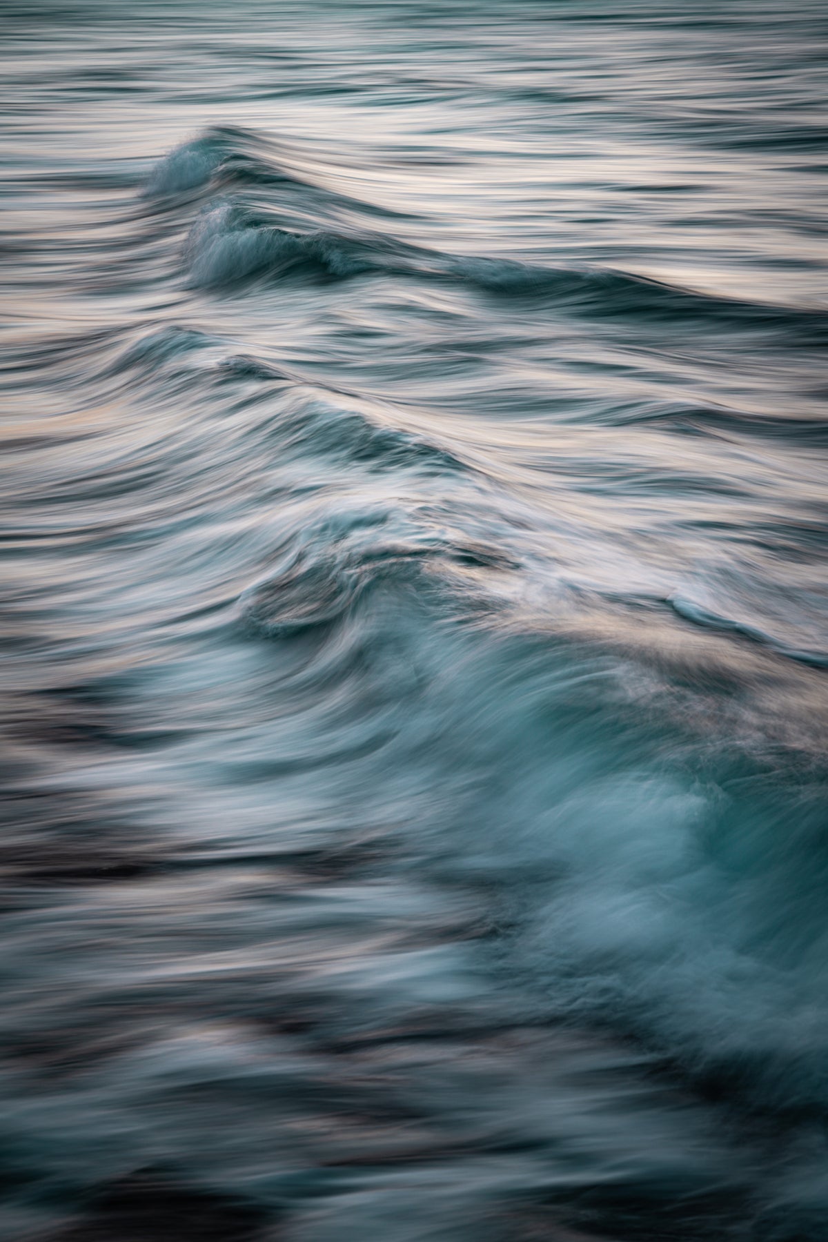 The Uniqueness of Waves XXXVII Wall Mural in your room — zoomed