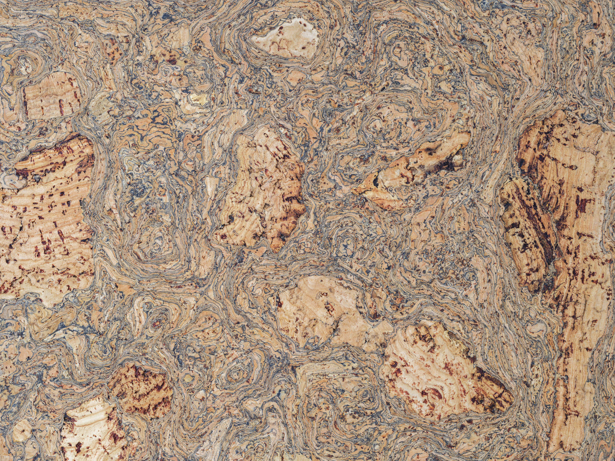 Swirling Natural Bark Mat Wall Mural in your room — zoomed