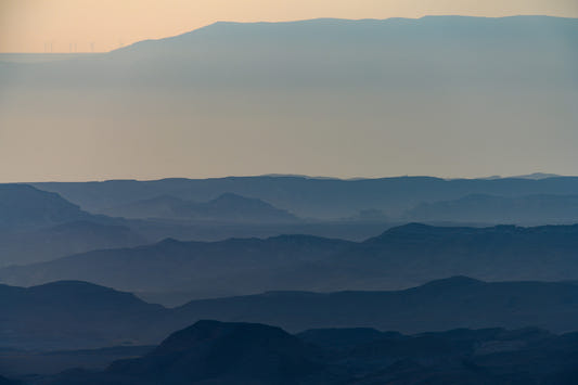 Sunrise over Ramon crater #6 Wall Mural