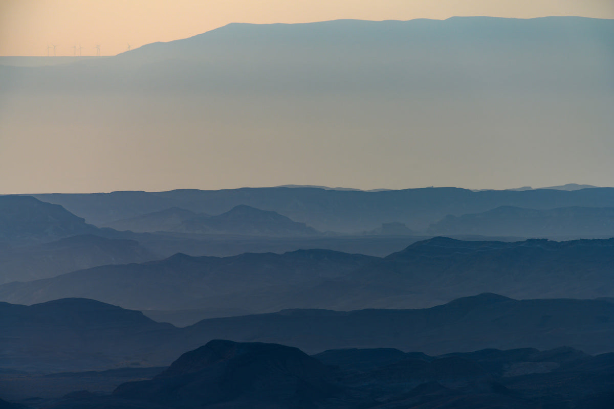 Sunrise over Ramon crater #6 Wall Mural