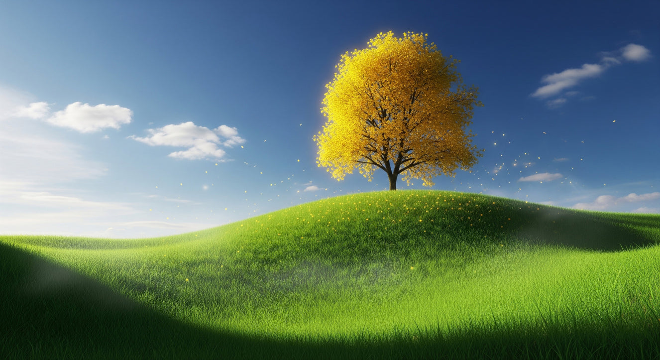 Golden Canopy Wall Mural
