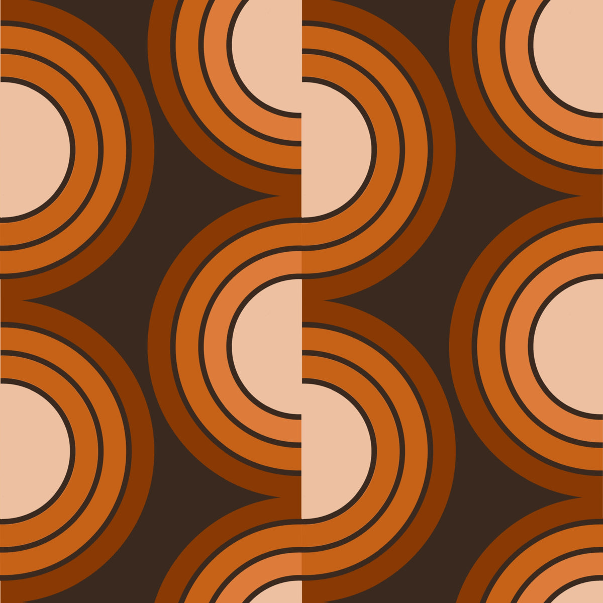Groovy Geometry Wallpaper⁠ in your room — zoomed