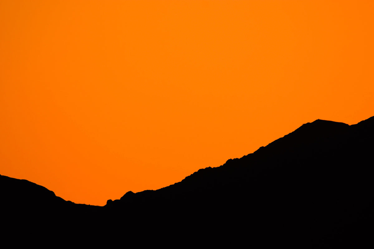 Sunset over the Mountains of Eilat II Wall Mural in your room — zoomed
